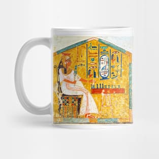 Queen Nefertari Playing Senet, Board Game Egypt Mug